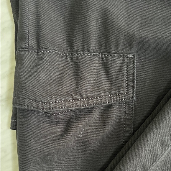 DL1961 ZOIE Wide Leg Black Women's Cargo Pants - Picture 8 of 9